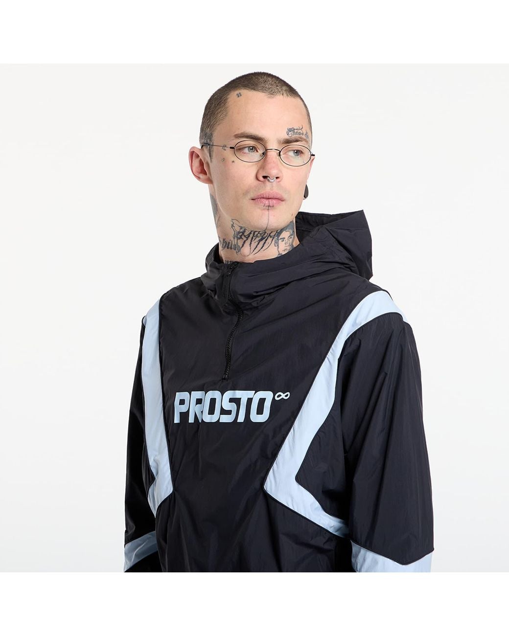 Giacca Jacket Sprinter Back di Prosto. in Black da Uomo