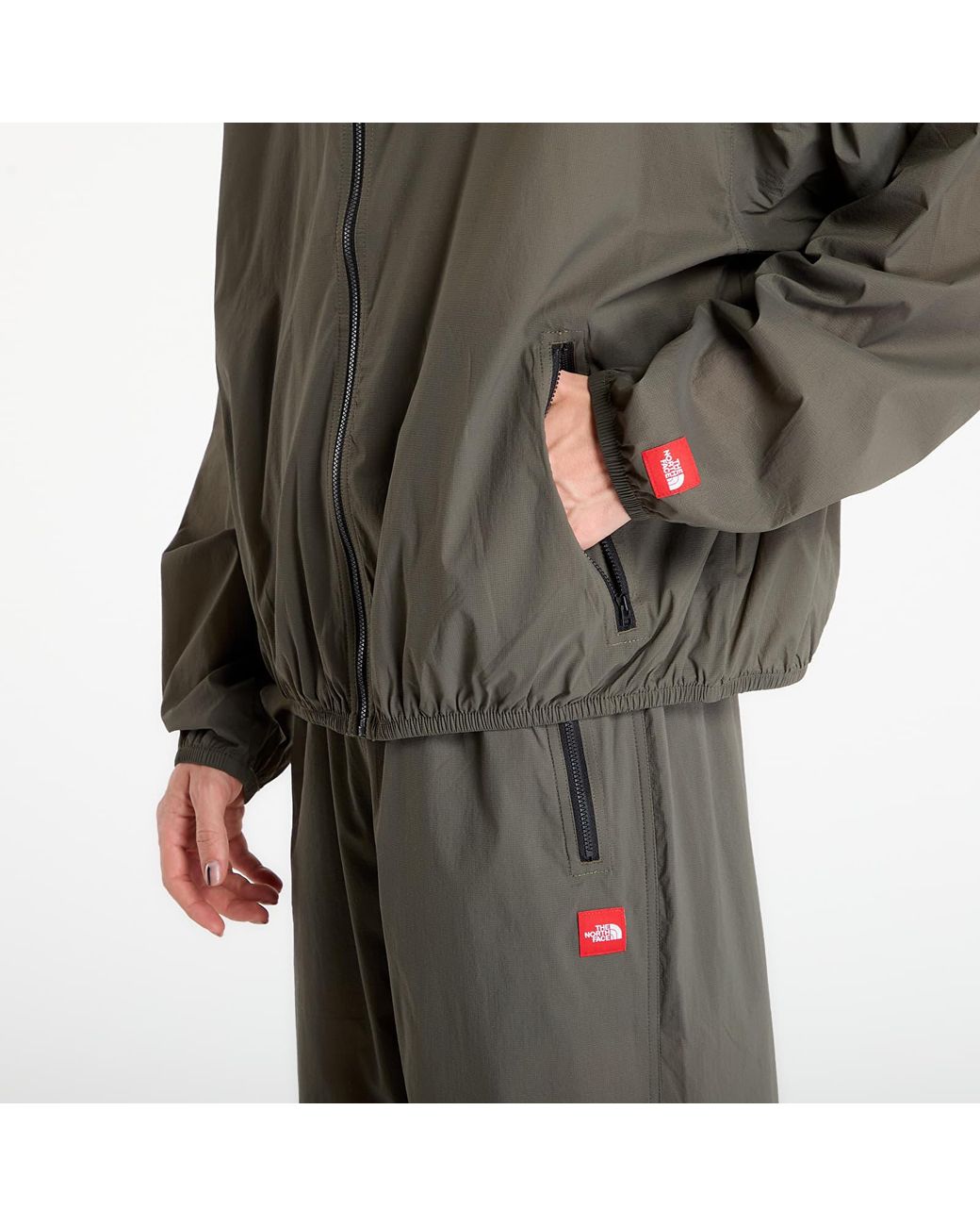 The North Face Brown Jacket Redbox Packable Hooded Wind Jacket for men