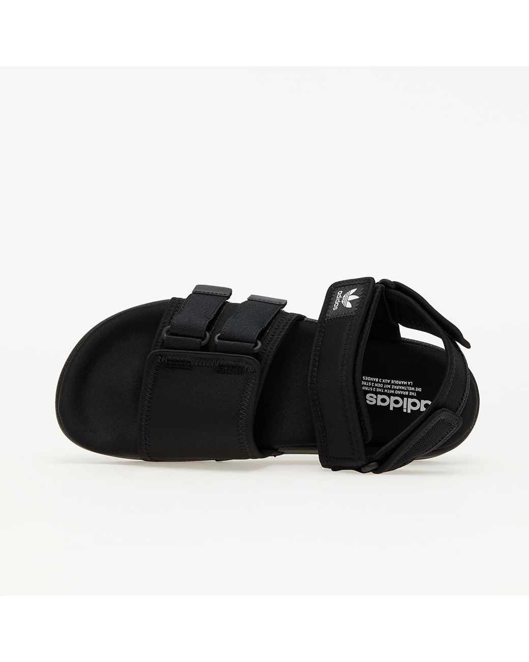 adidas Originals Adidas Adilette Sandal 4.0 Core Black/ Core Black/ Ftw  White for Men | Lyst