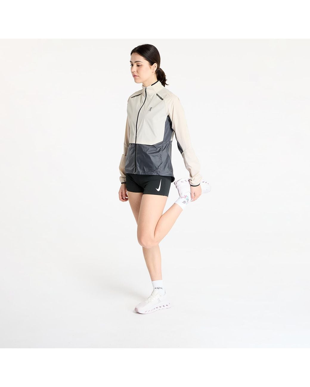 On Shoes Windjack Weather Jacket/ Eclipse in het White