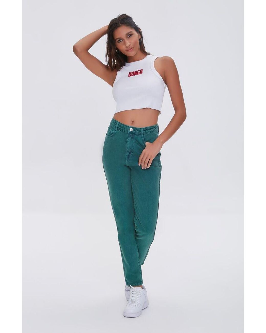 Women Bongo Straight-leg Denim Pants 