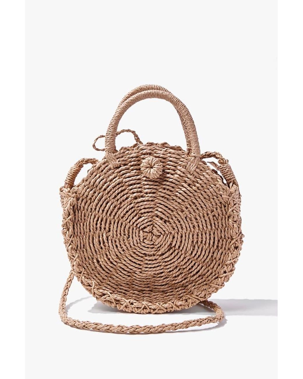 forever 21 straw crossbody bag