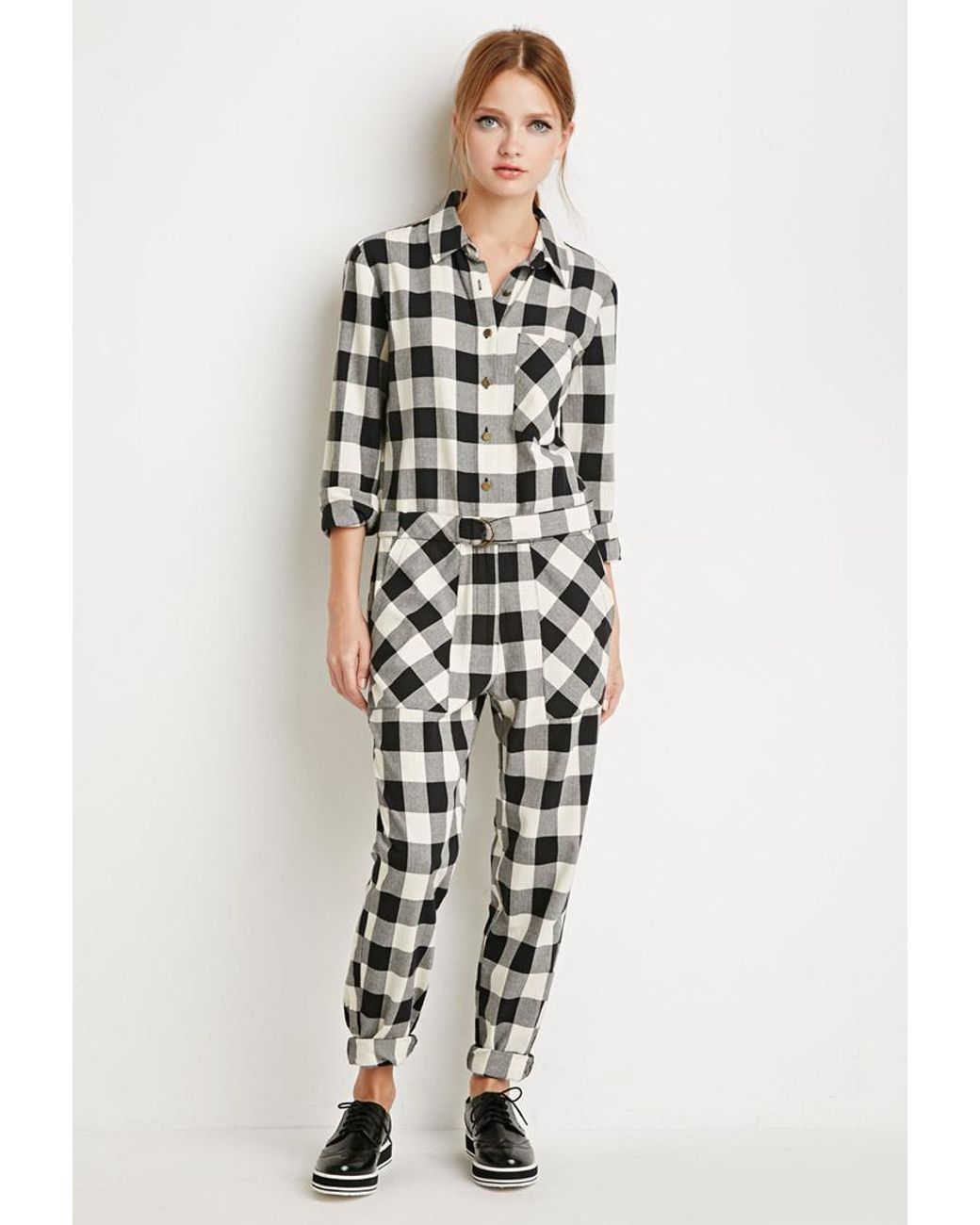 Buffalo Plaid Jumpsuit 