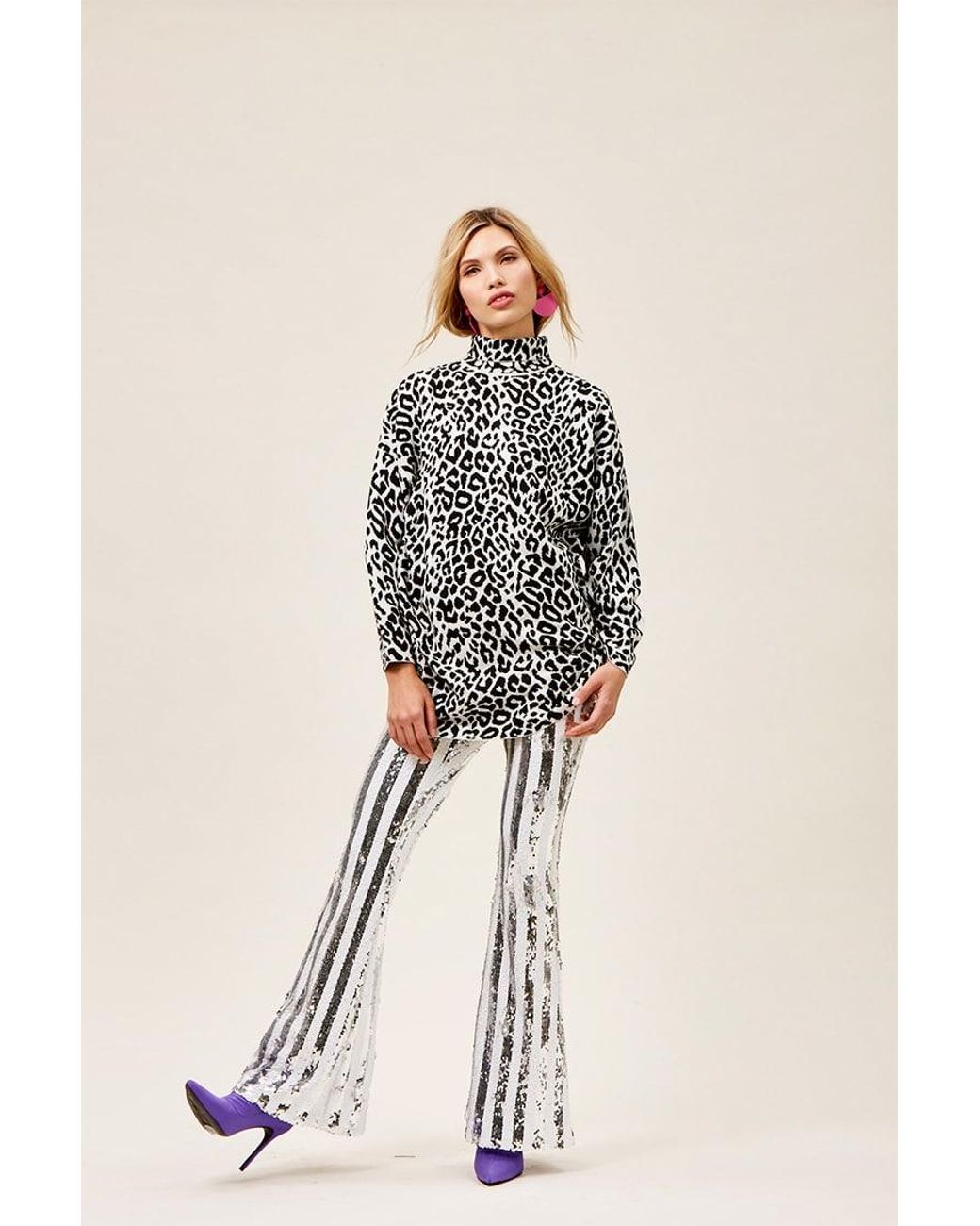 Forever 21 Synthetic Striped Sequin 