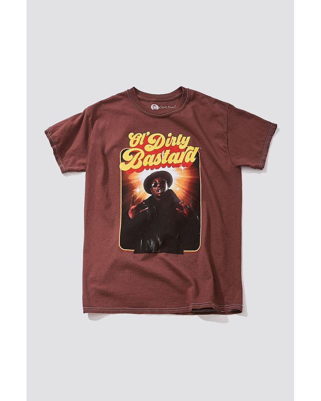 Ol' Dirty Bastard Graphic Tee in Brown 