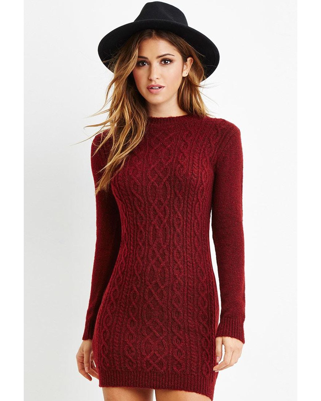 Forever 21 Cable Knit Sweater Dress You 