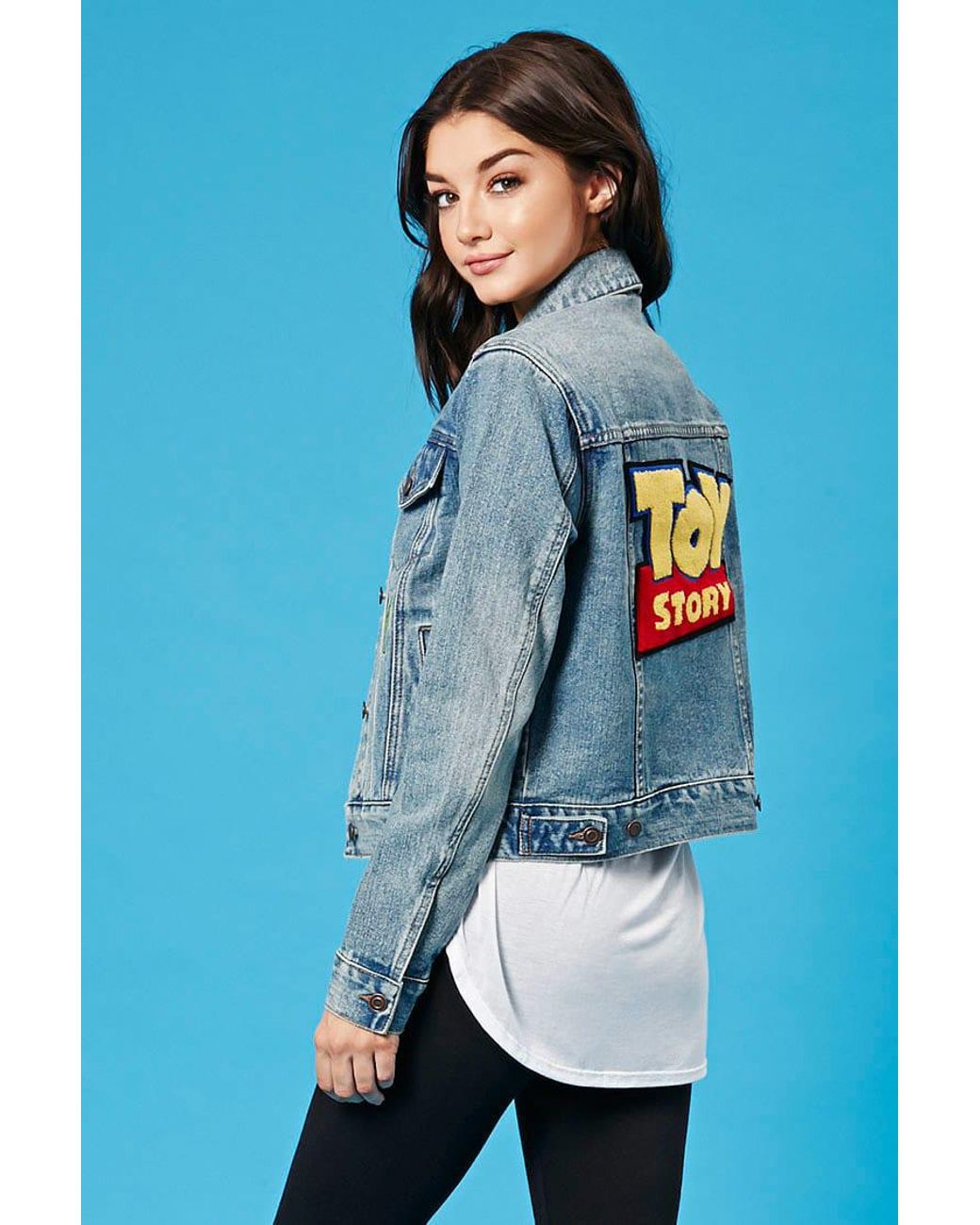 Forever 21 Pixar Woody Denim Jacket in 