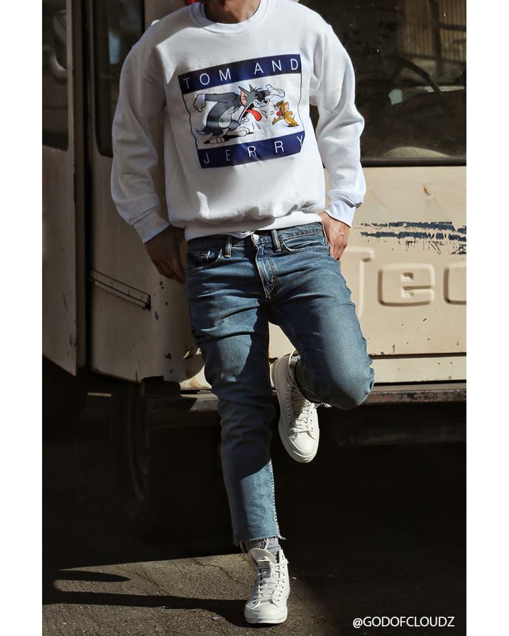 Forever 21 Cotton Tom And Jerry Graphic 