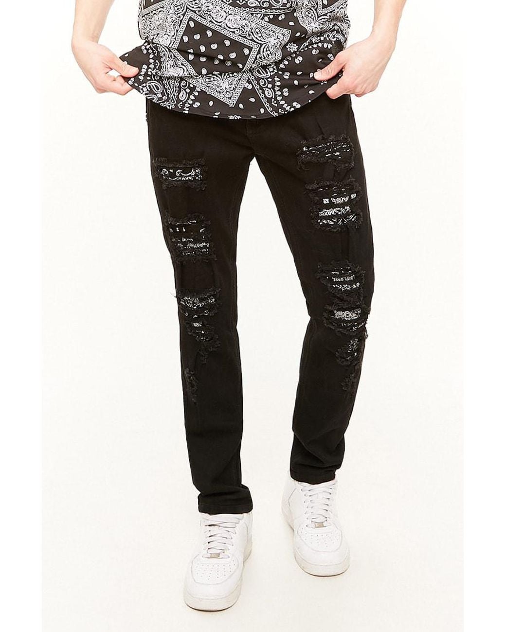 Forever 21 Denim Victorious Bandana 