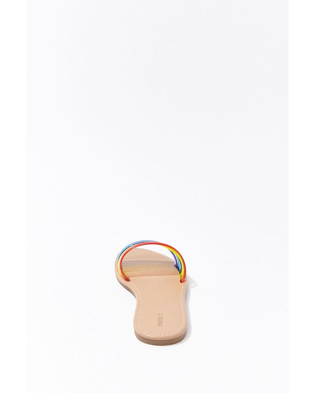 rainbow sandals and purse