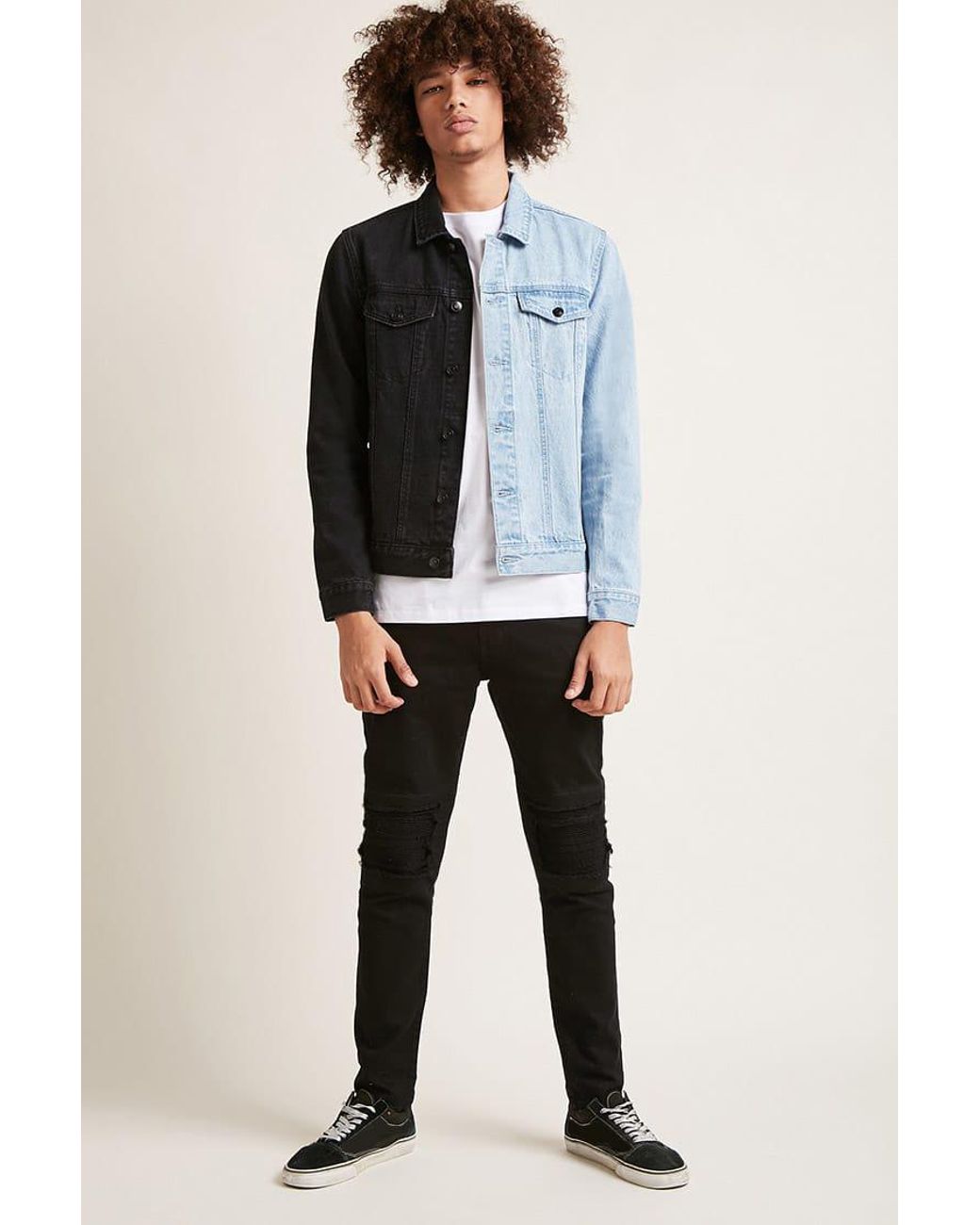 forever 21 jean jacket men