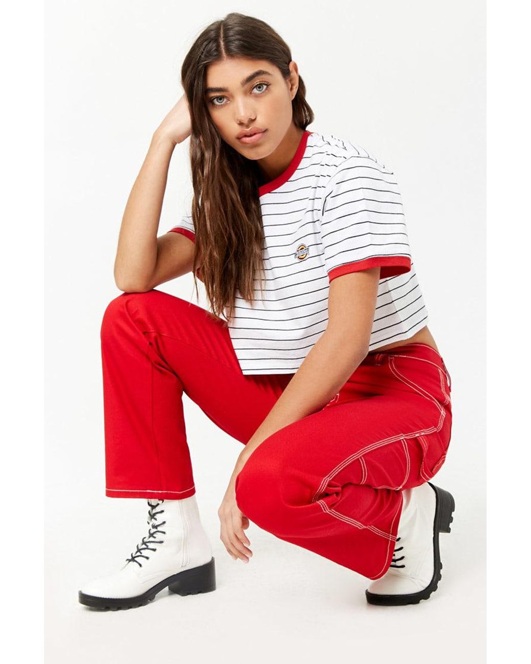 red dickies cargo pants