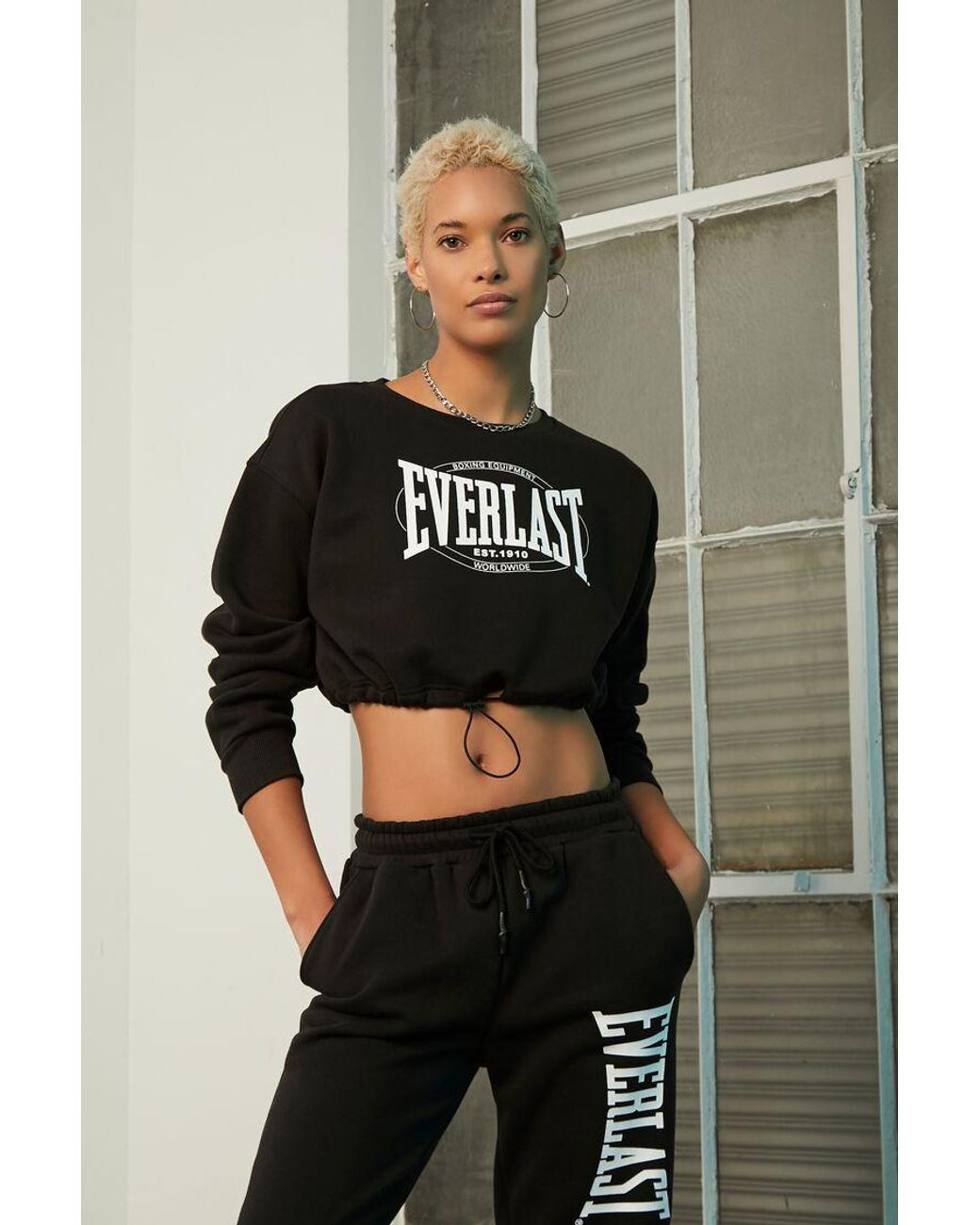Women Active Everlast Cropped Pullover 