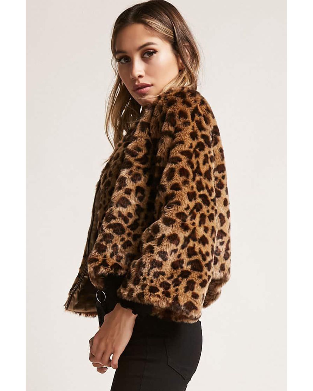 leopard print blazer forever 21