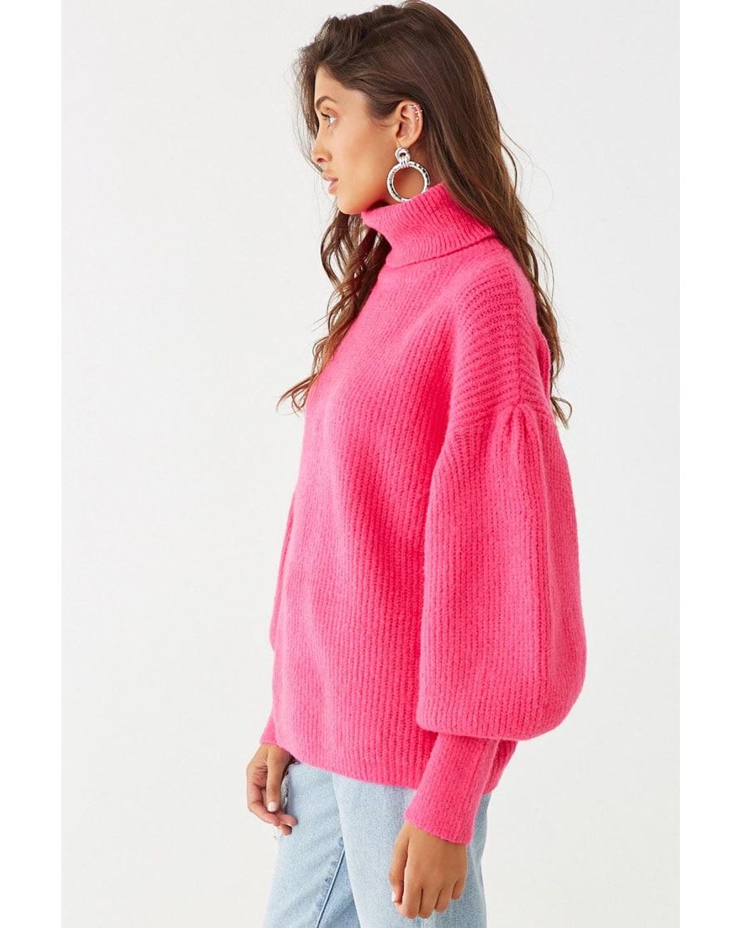 Forever 21 Synthetic Turtleneck Balloon 