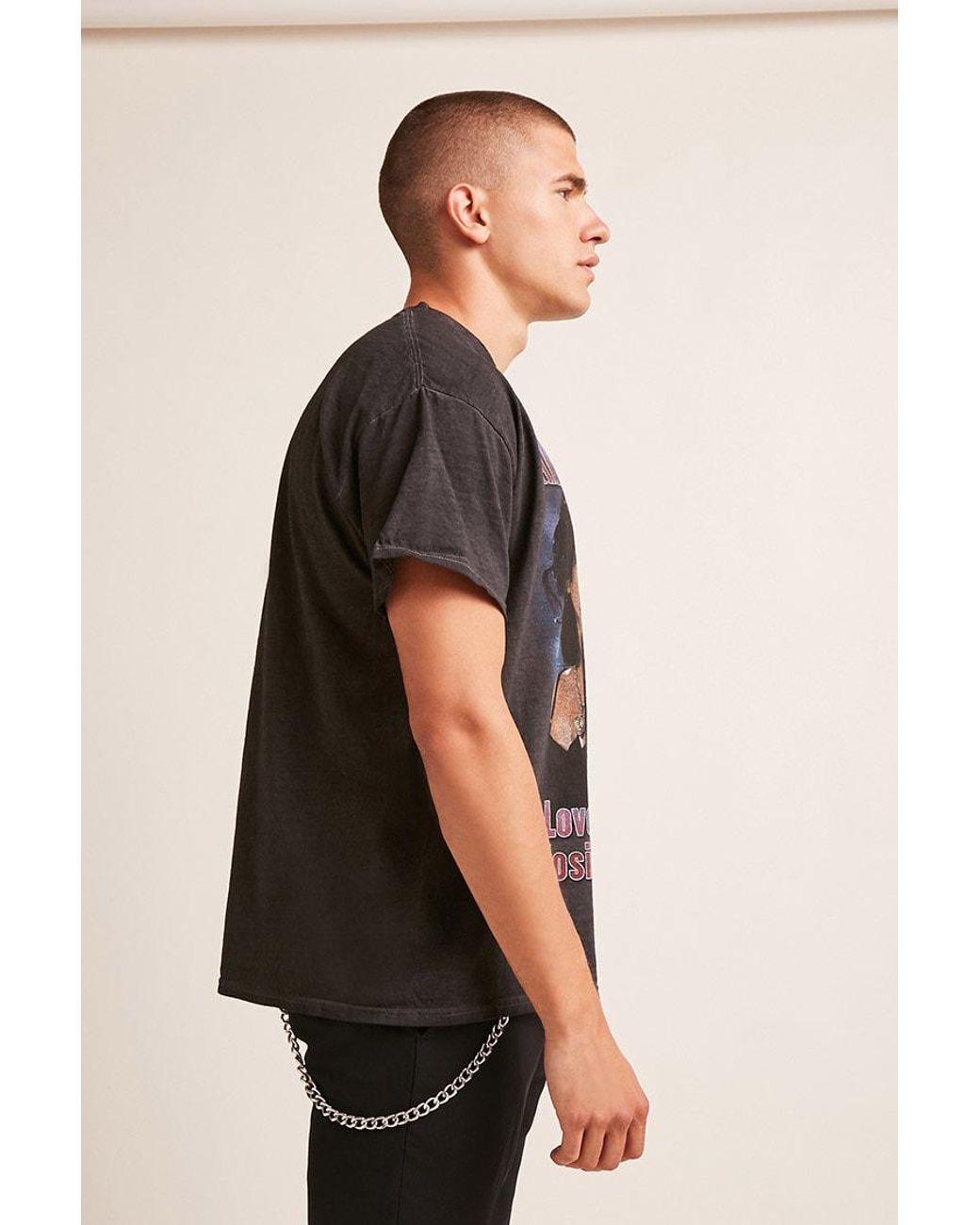 Amy Winehouse Graphic Tee in Black 
