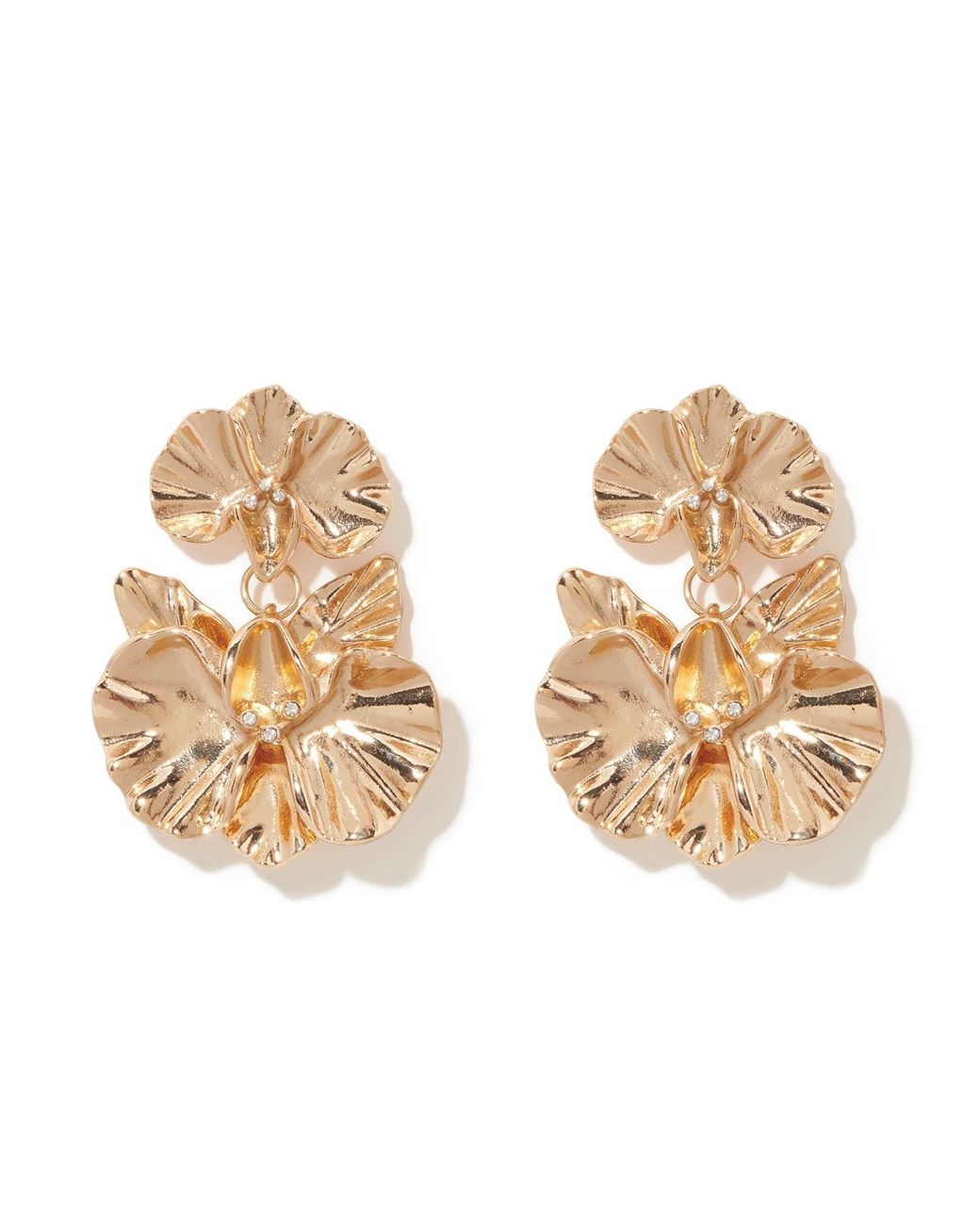 Forever New Natural Signature Saskia Statement Flower Earrings