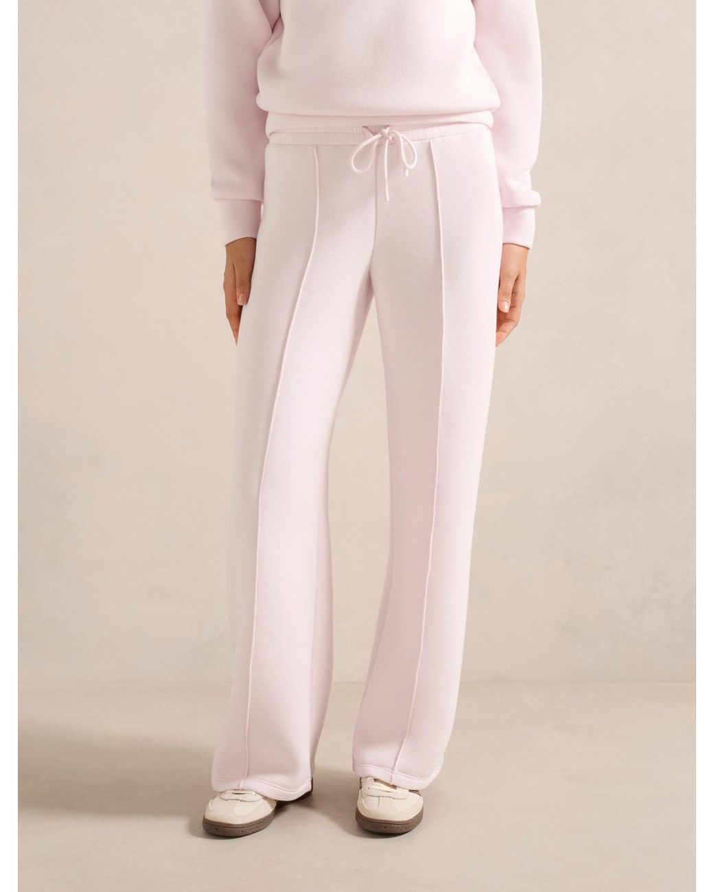 Forever New Pink Tiana Wide Leg Joggers