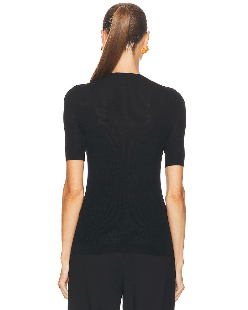 Khaite Black Celina Top