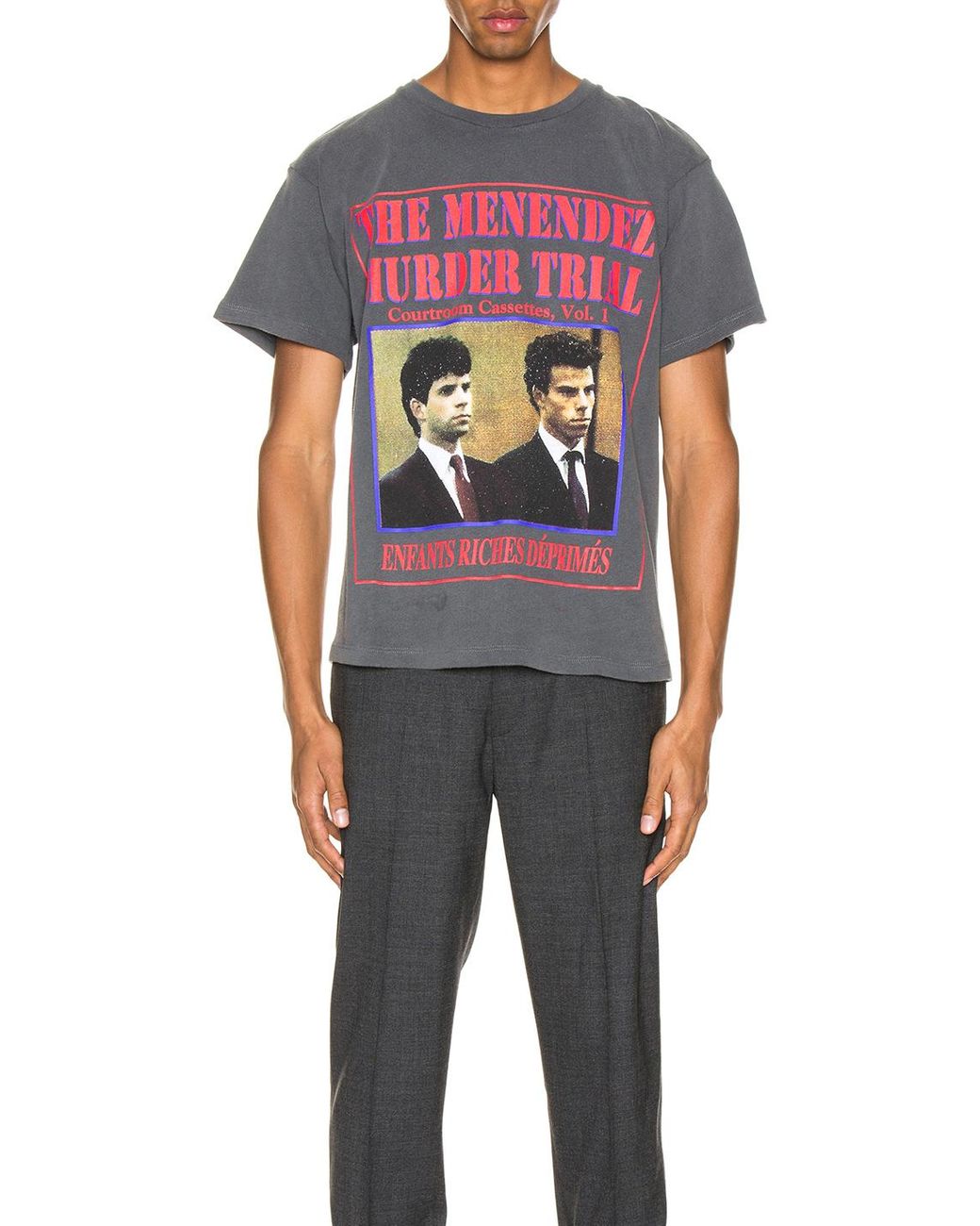 Enfants Riches Deprimes Menendez Murder Trial Tee in Purple for