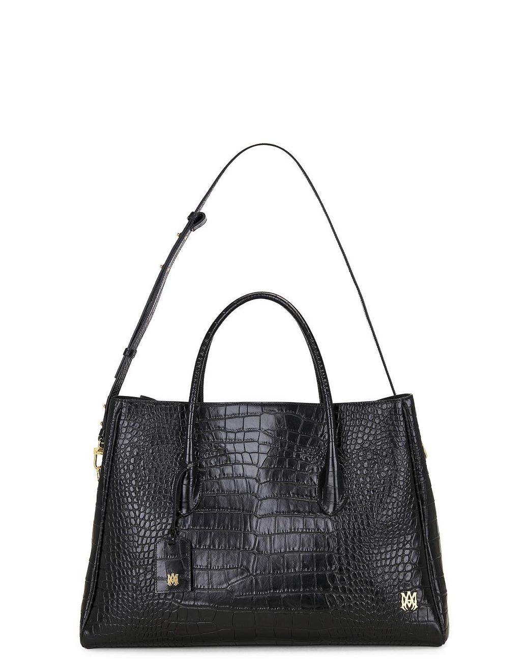 Amiri Embossed Croc Honey 50 Tote in Black for Men | Lyst
