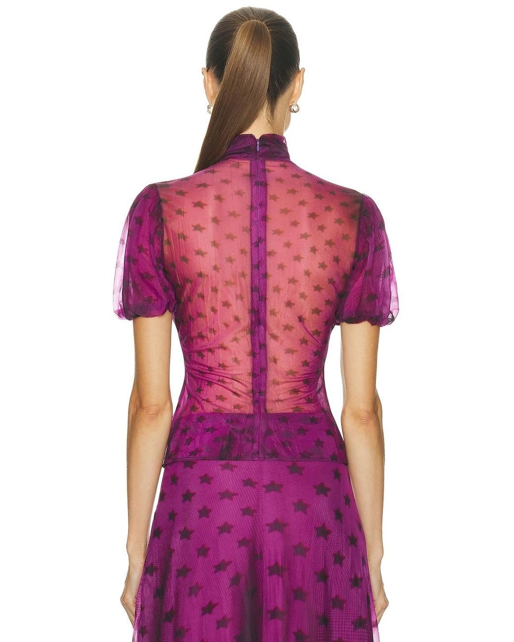 Acne Purple Elulo Top