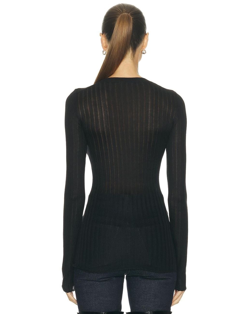 Khaite Black Elm Top