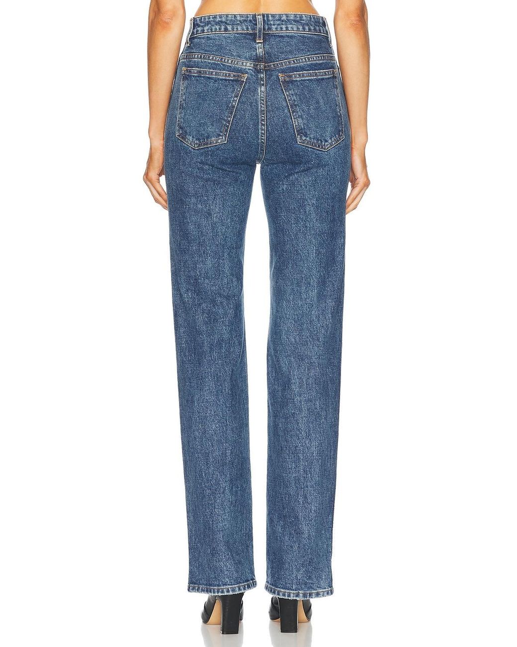 Khaite Blue Danielle Straight Leg