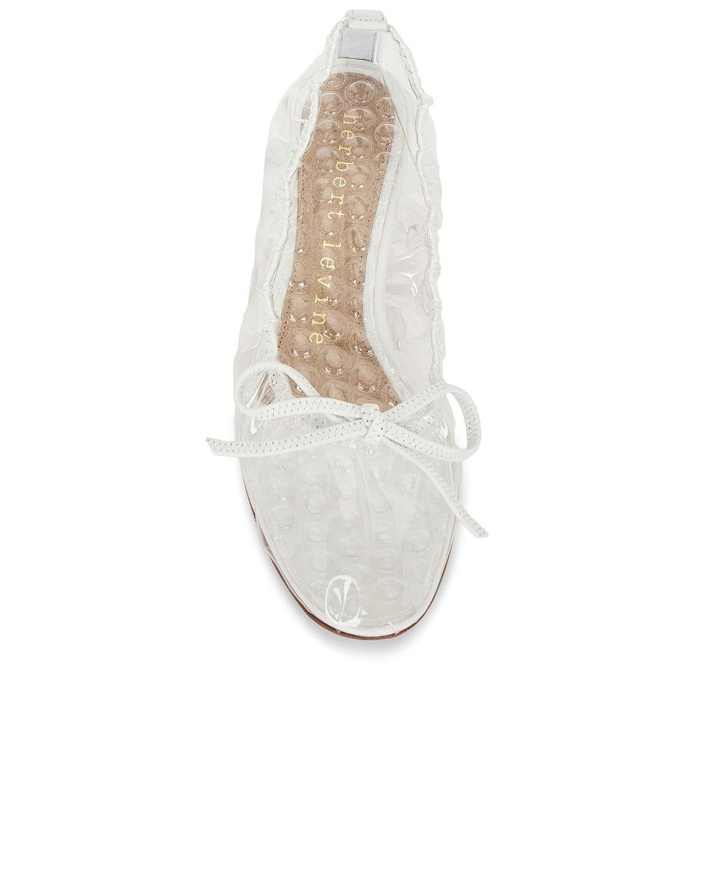 Herbert Levine White Rain Check 50 Heel