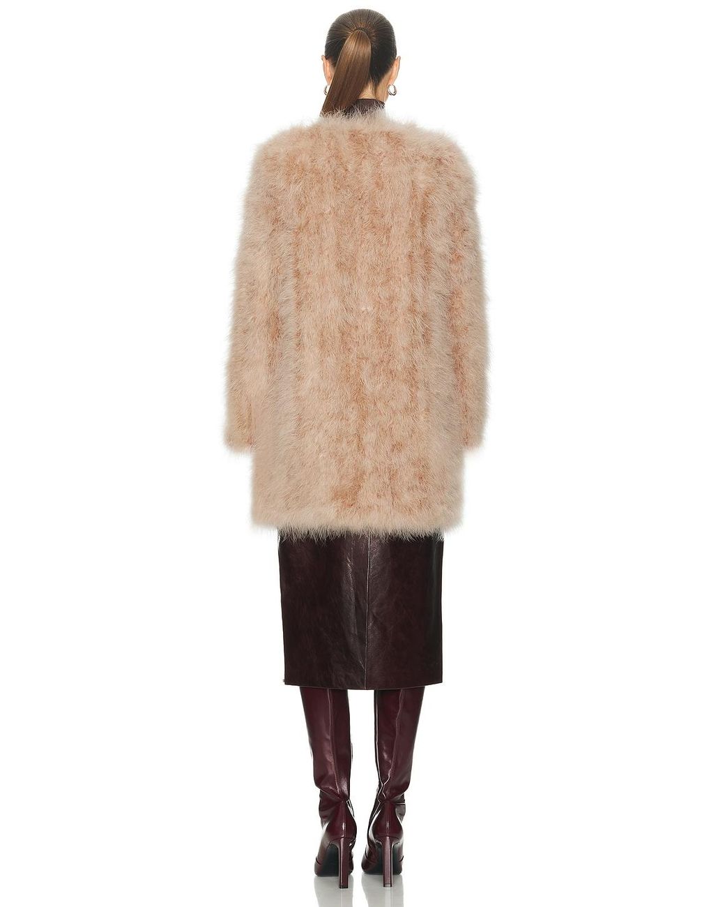 Yves Salomon Natural Feather Jacket