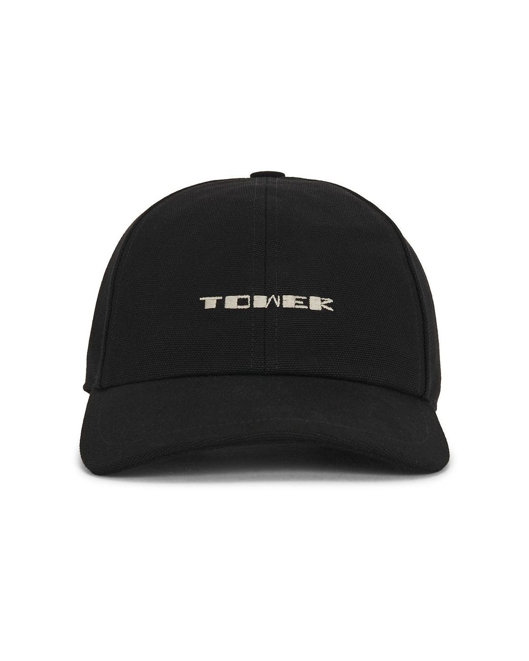 Rick Owens Black Baseball Cap for men