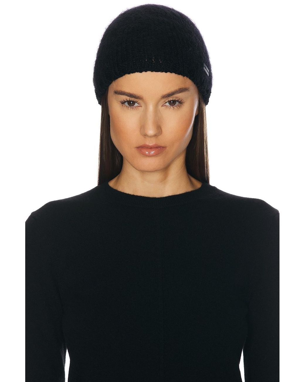 Saint Laurent Black Beanie