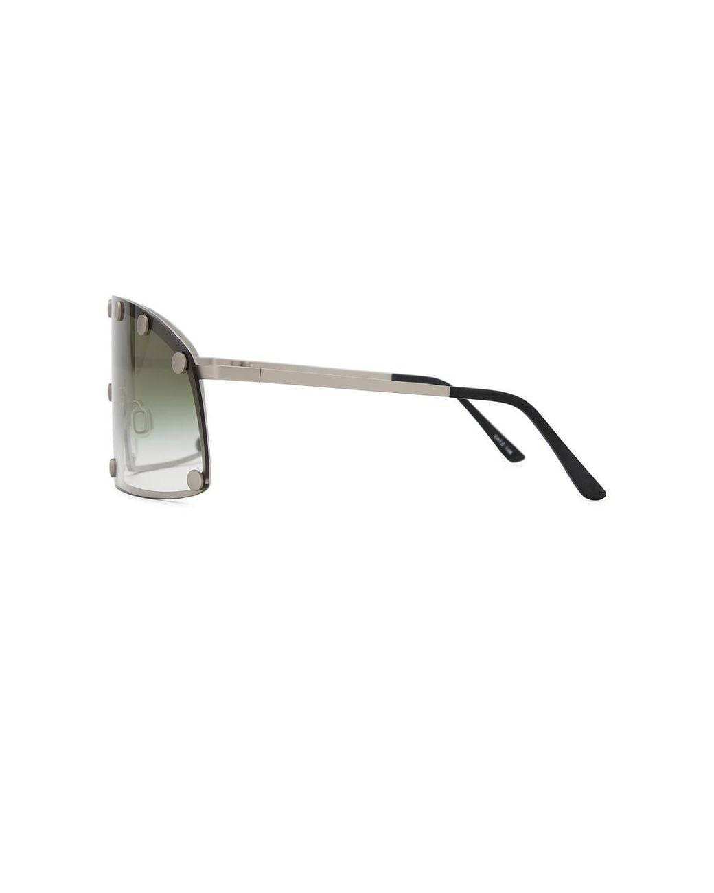 Rick Owens Green Shield Sunglasses