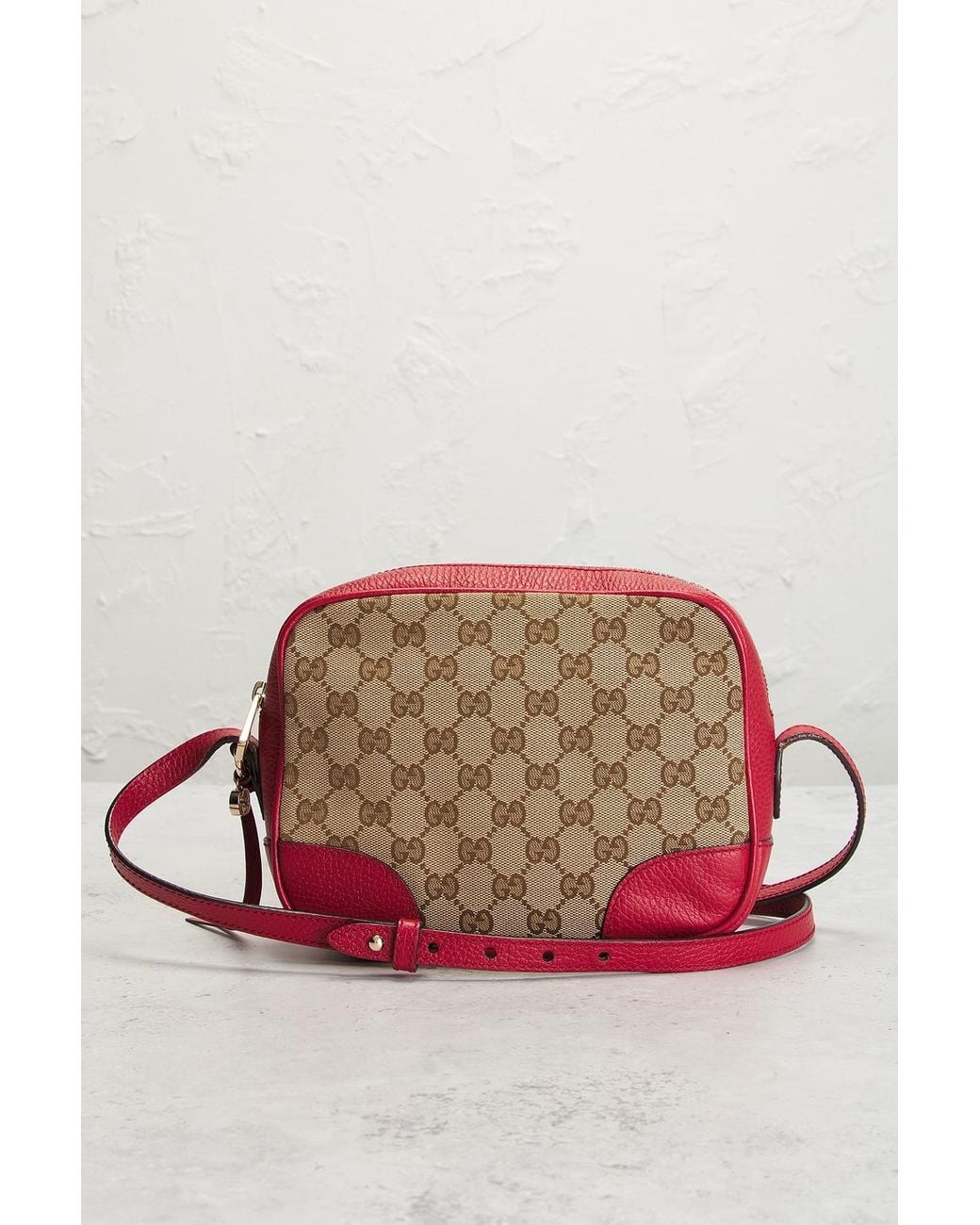 Gucci Red Mini Bree Messenger Bag