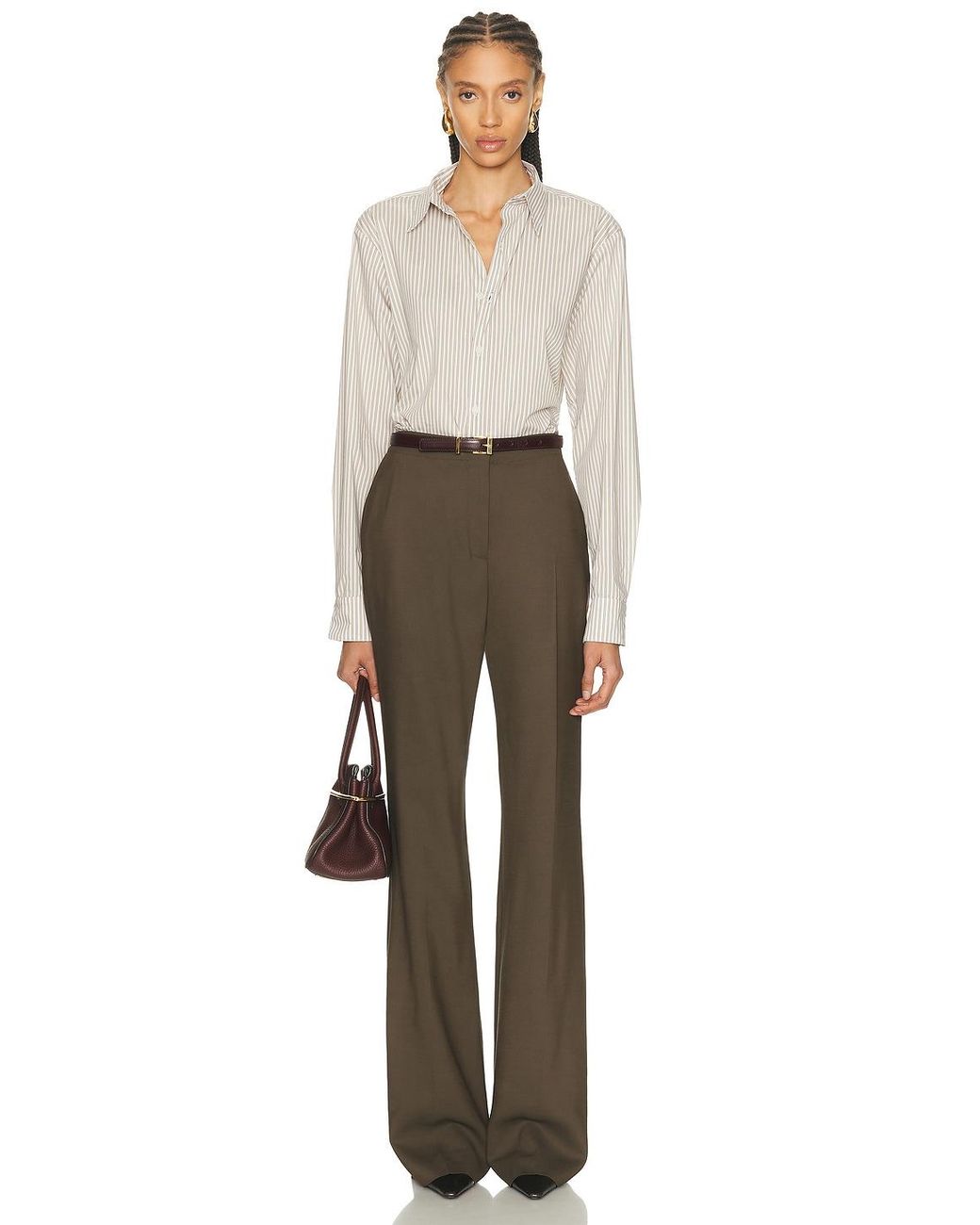 SPRWMN Natural Mara Button Up Shirt