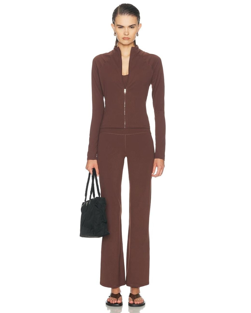 Varley Purple Always Zip Through Jacket