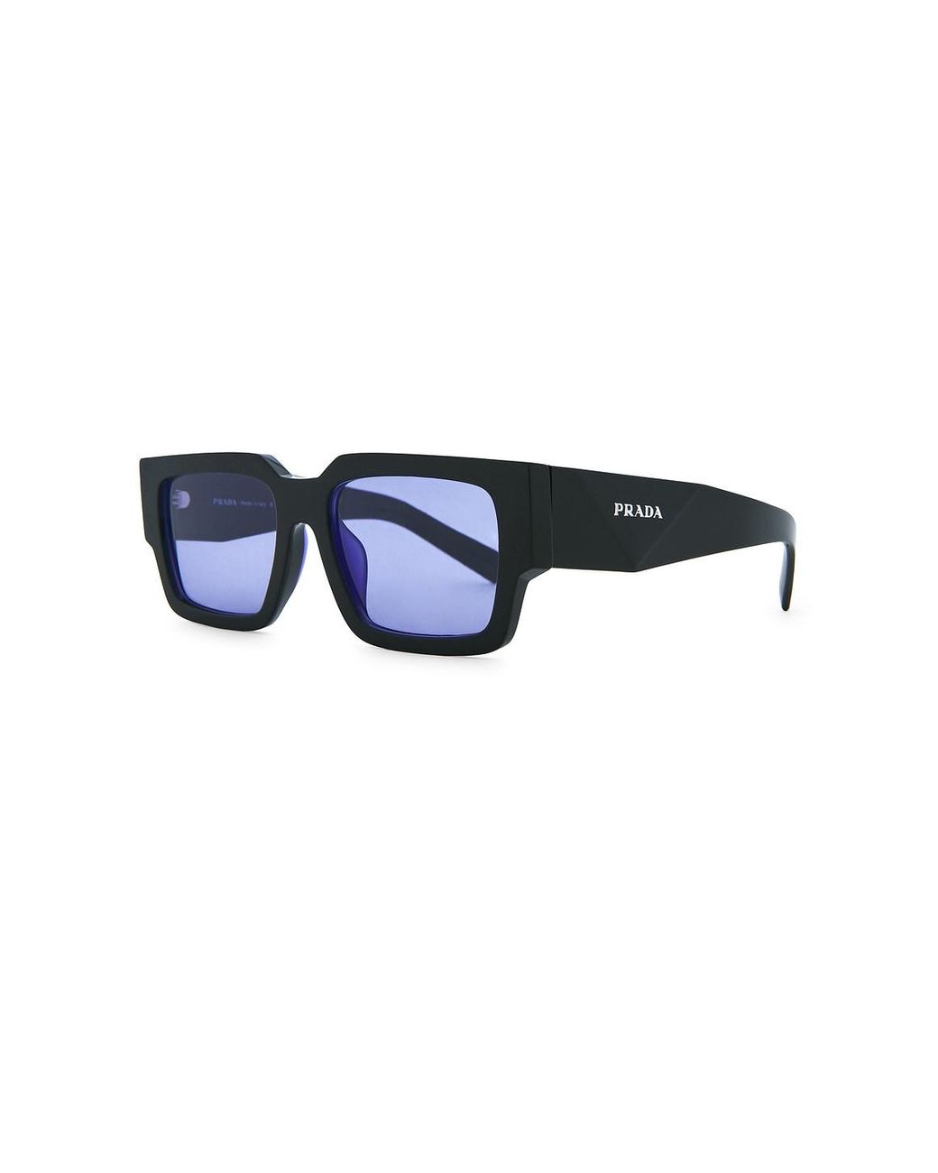 Prada Blue Rectangular Sunglasses for men