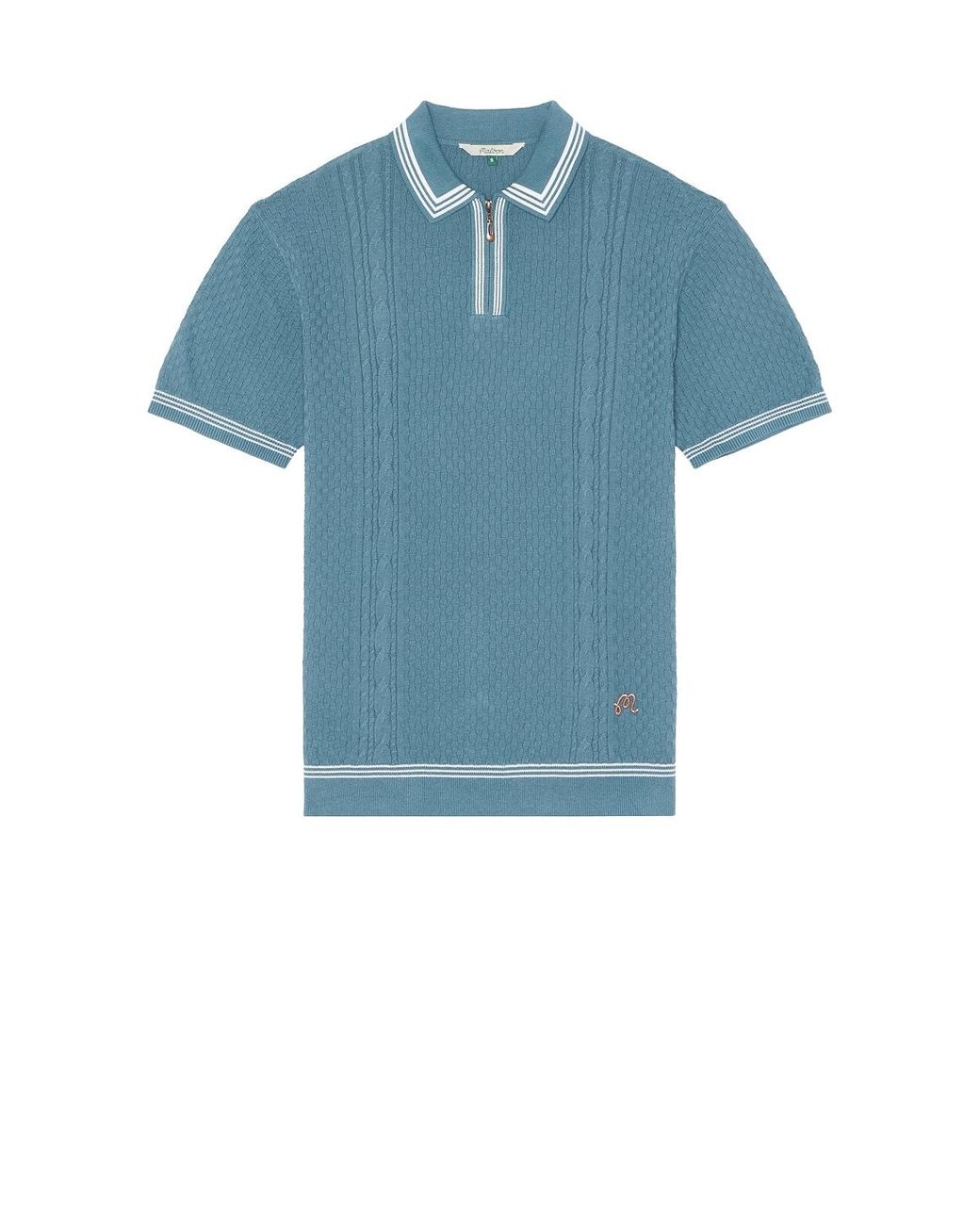 Malbon Blue Navarro Polo for men