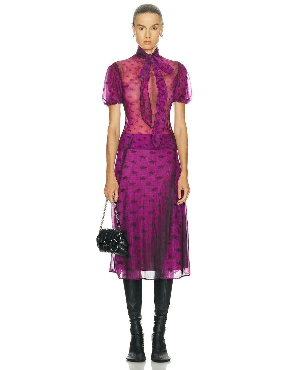 Acne Purple Elulo Top