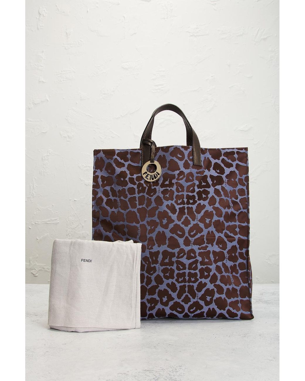 Fendi Purple Chef Tote Bag