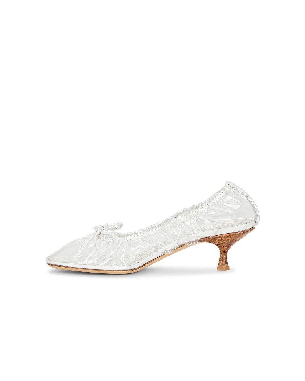 Herbert Levine White Rain Check 50 Heel