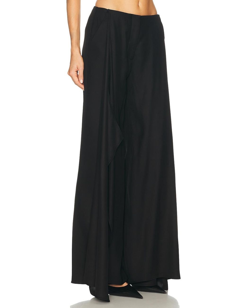 Christopher Esber Black Released Towel Trouser