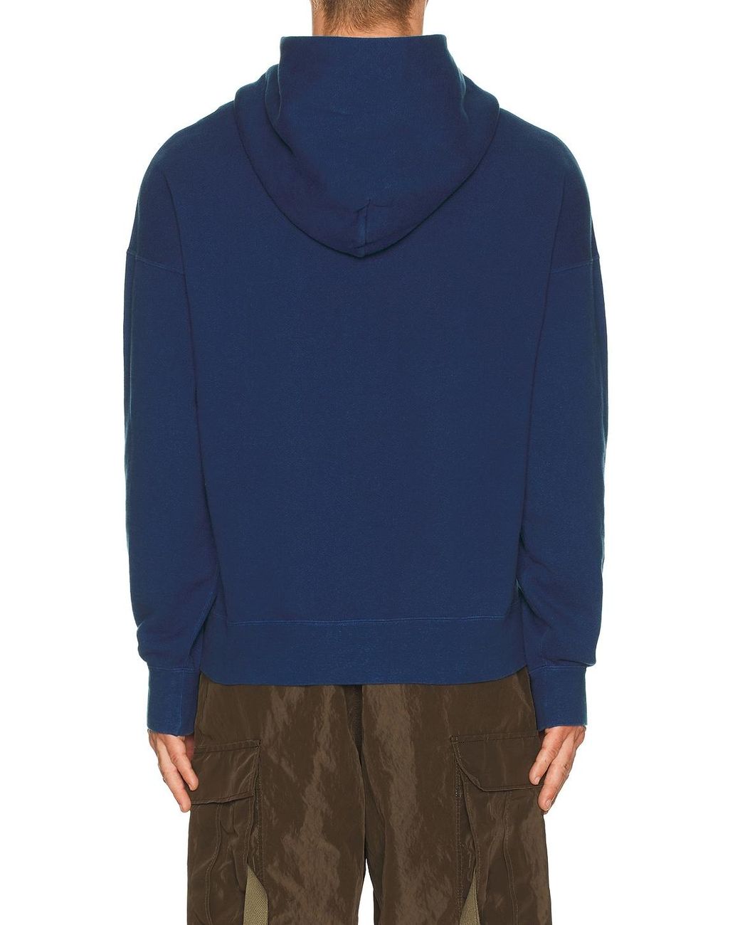 Visvim Blue Jumbo Sb Hoodie for men