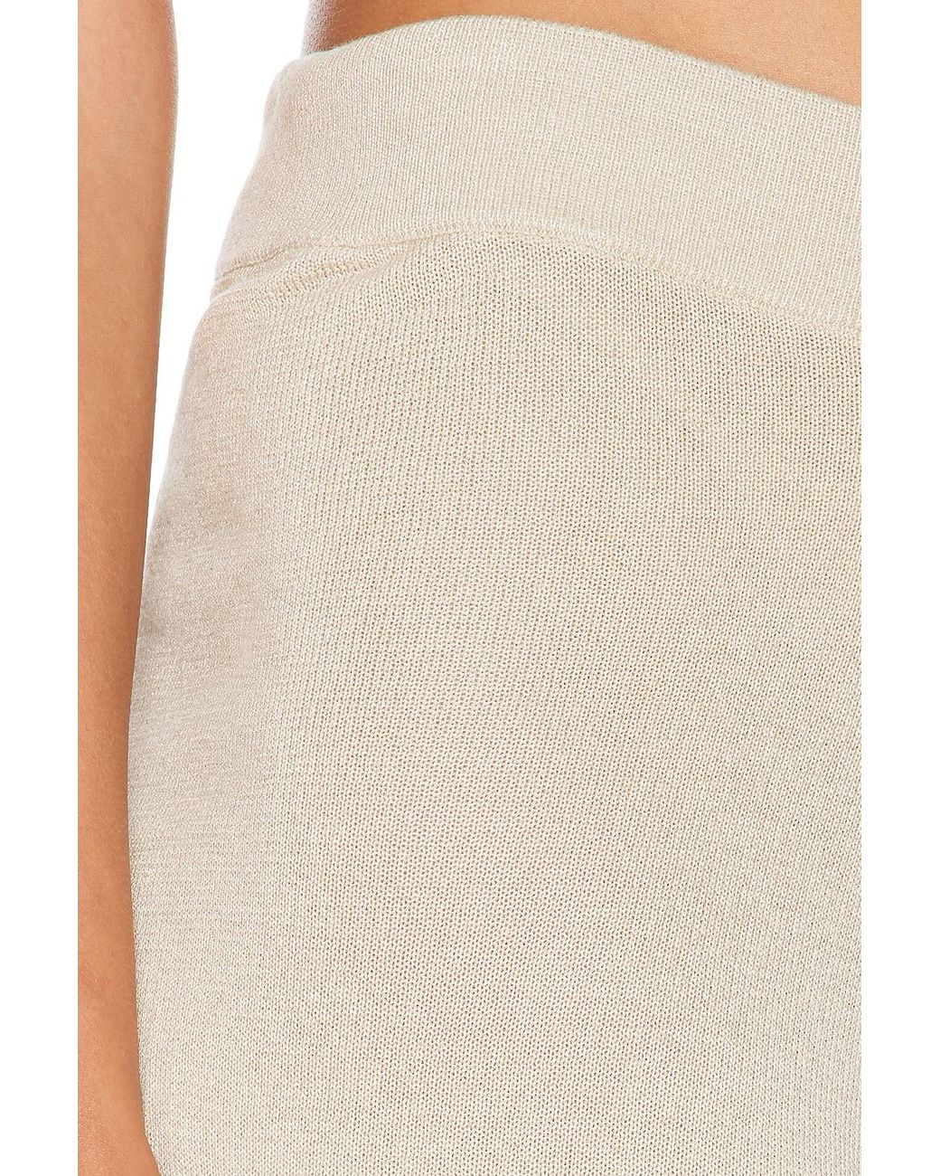 La Porte White Sofia Knit Short