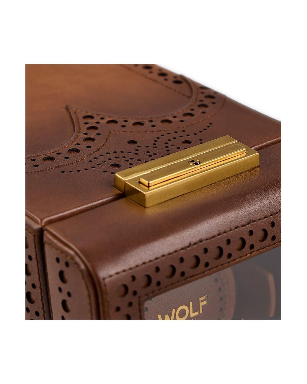 Wolf Brown Brogue Single Winder