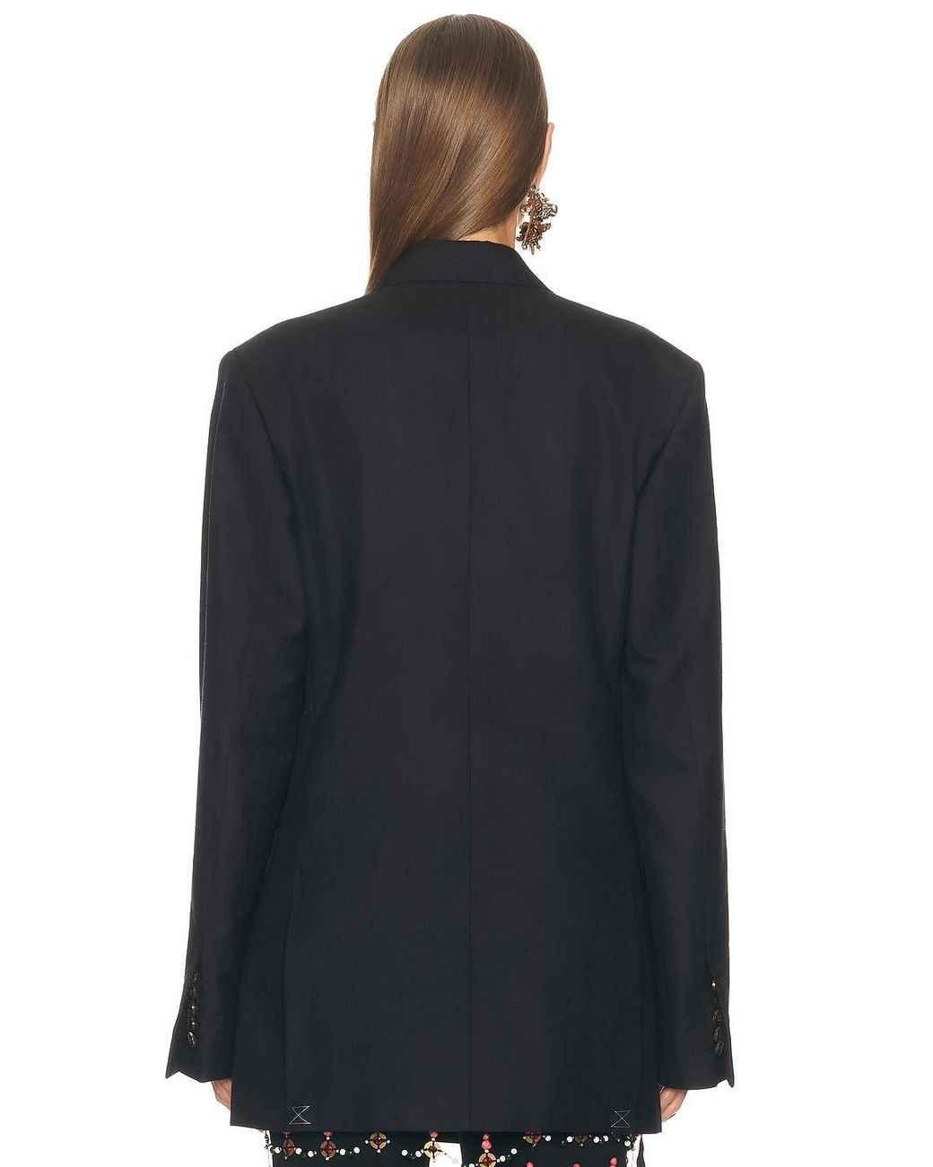 Dries Van Noten Black Bayfa Jacket