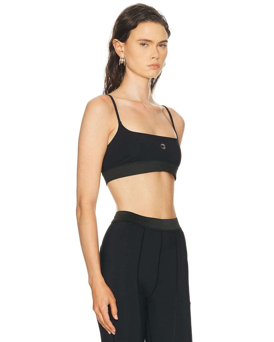 Coperni Black Cycling Bra Top