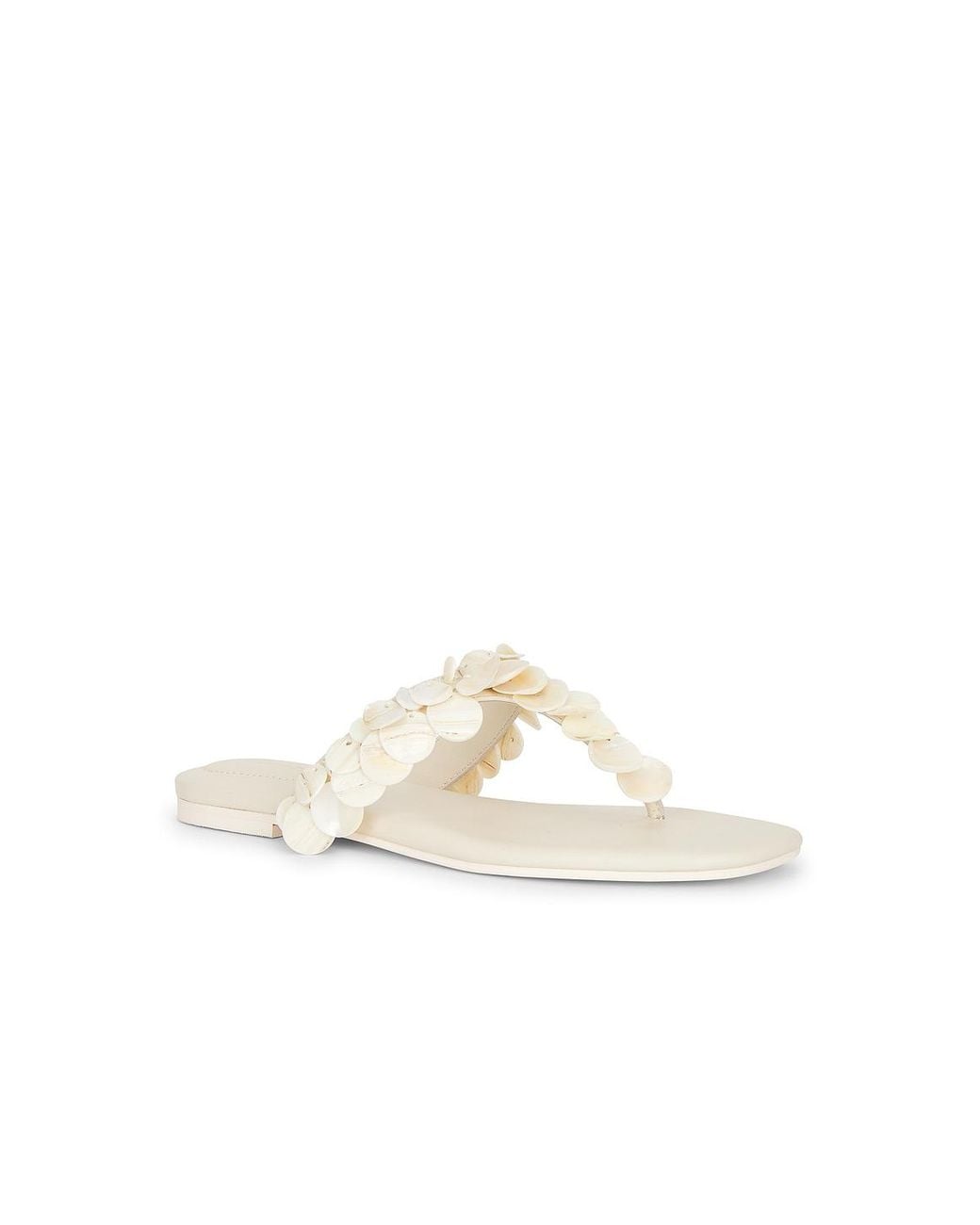 Jonathan Simkhai White Elin Thong Sandal