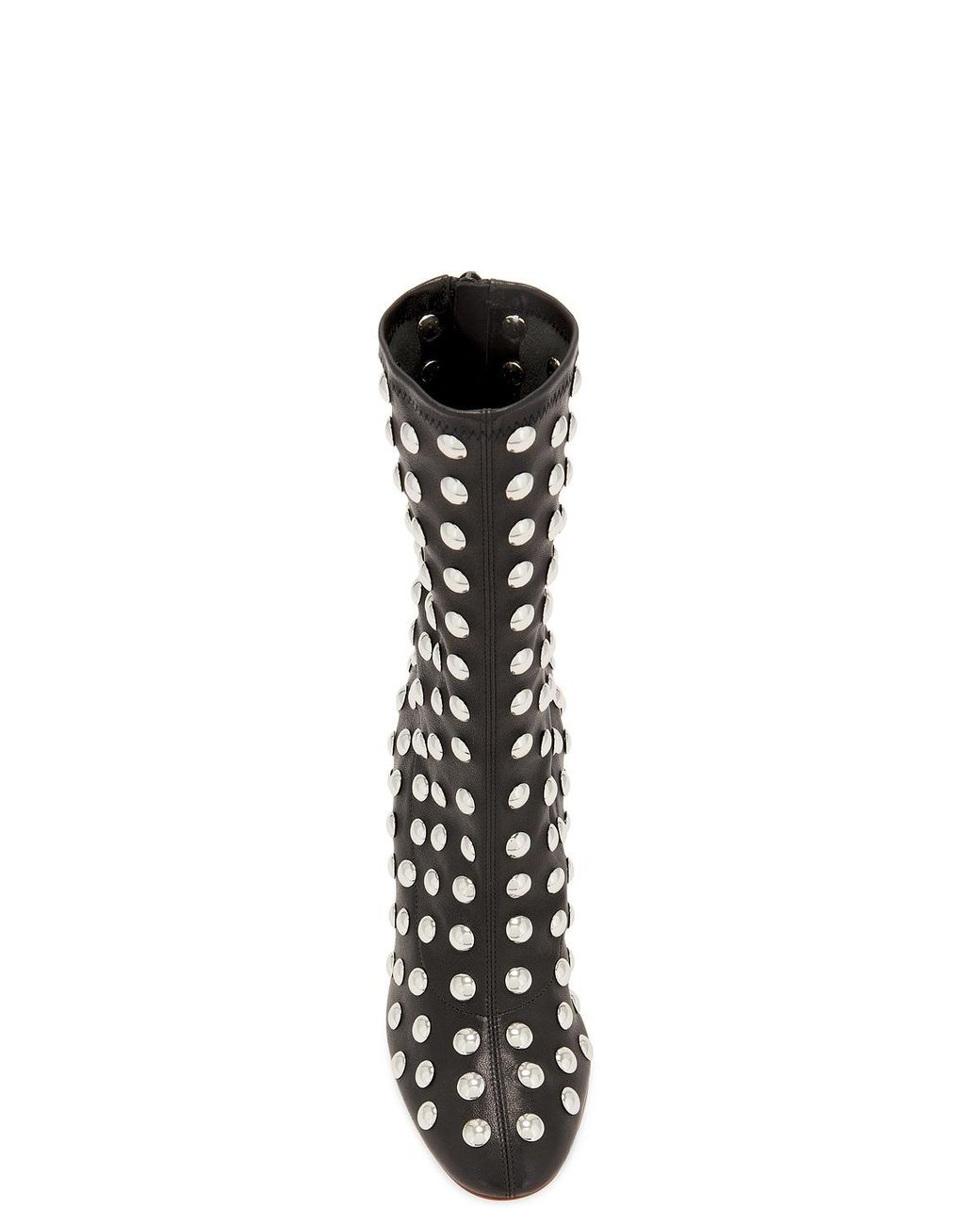 Khaite Black Apollo 85 Mid Heel Boot