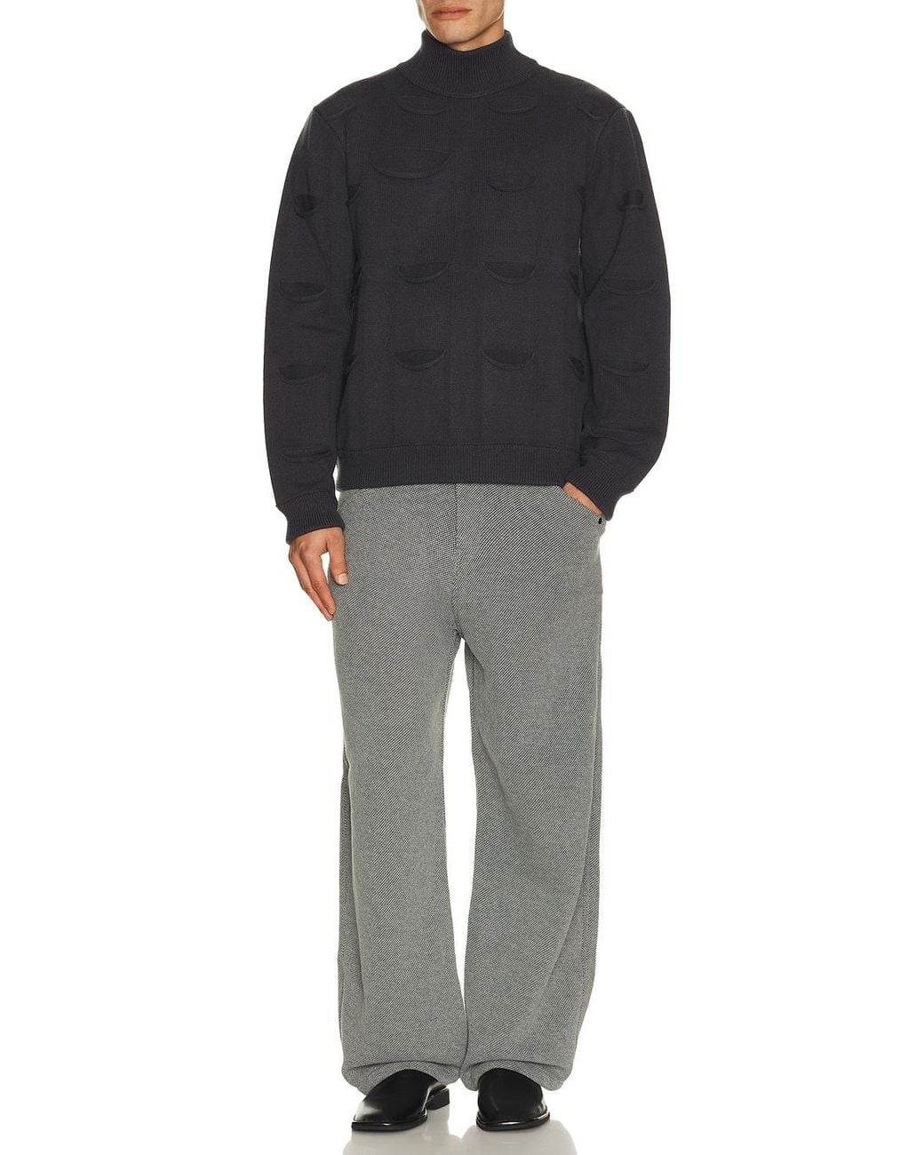 Isa Boulder Gray All Pockets Pullover for men